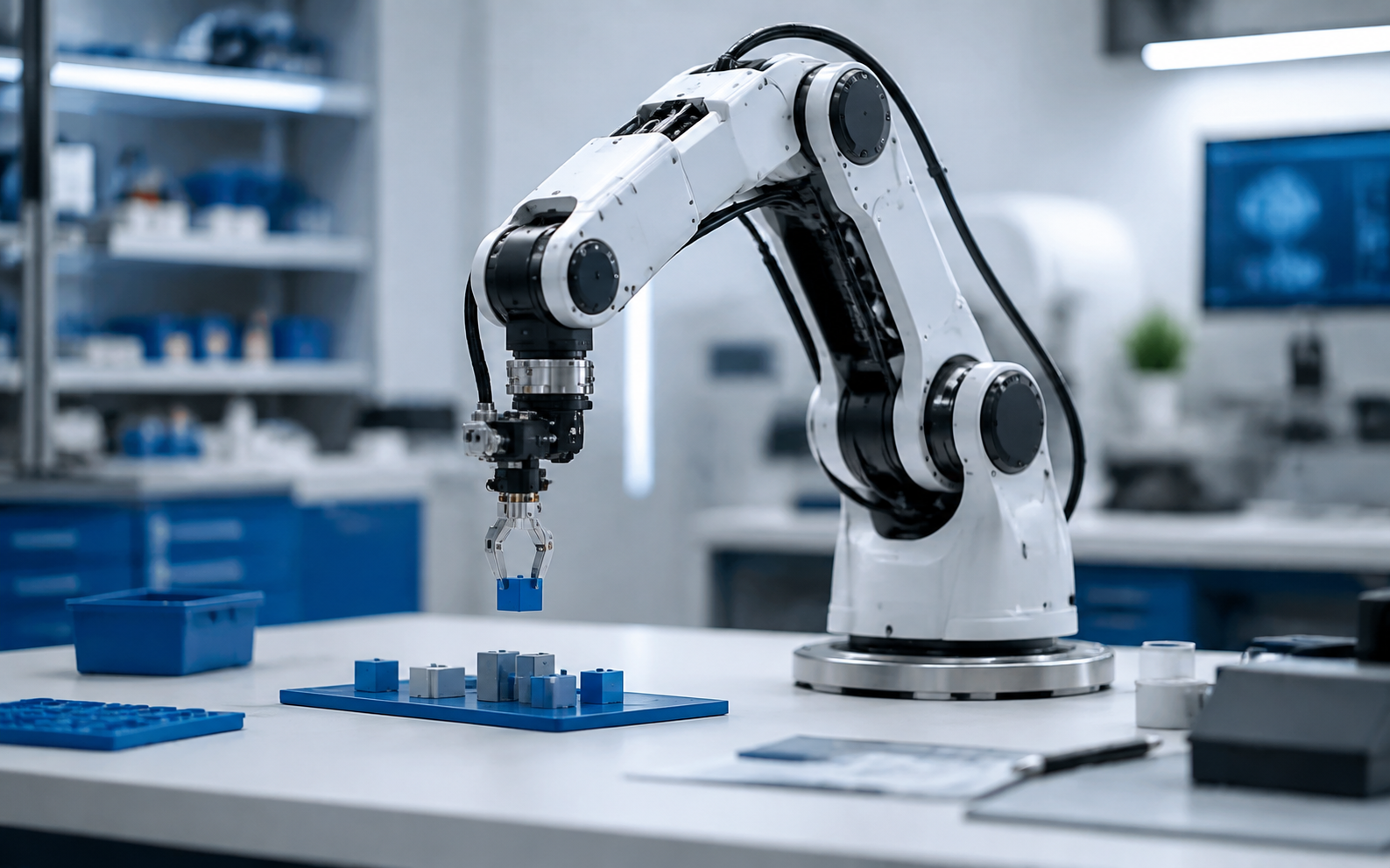 Multi-DOF Robotic Arm project visualization